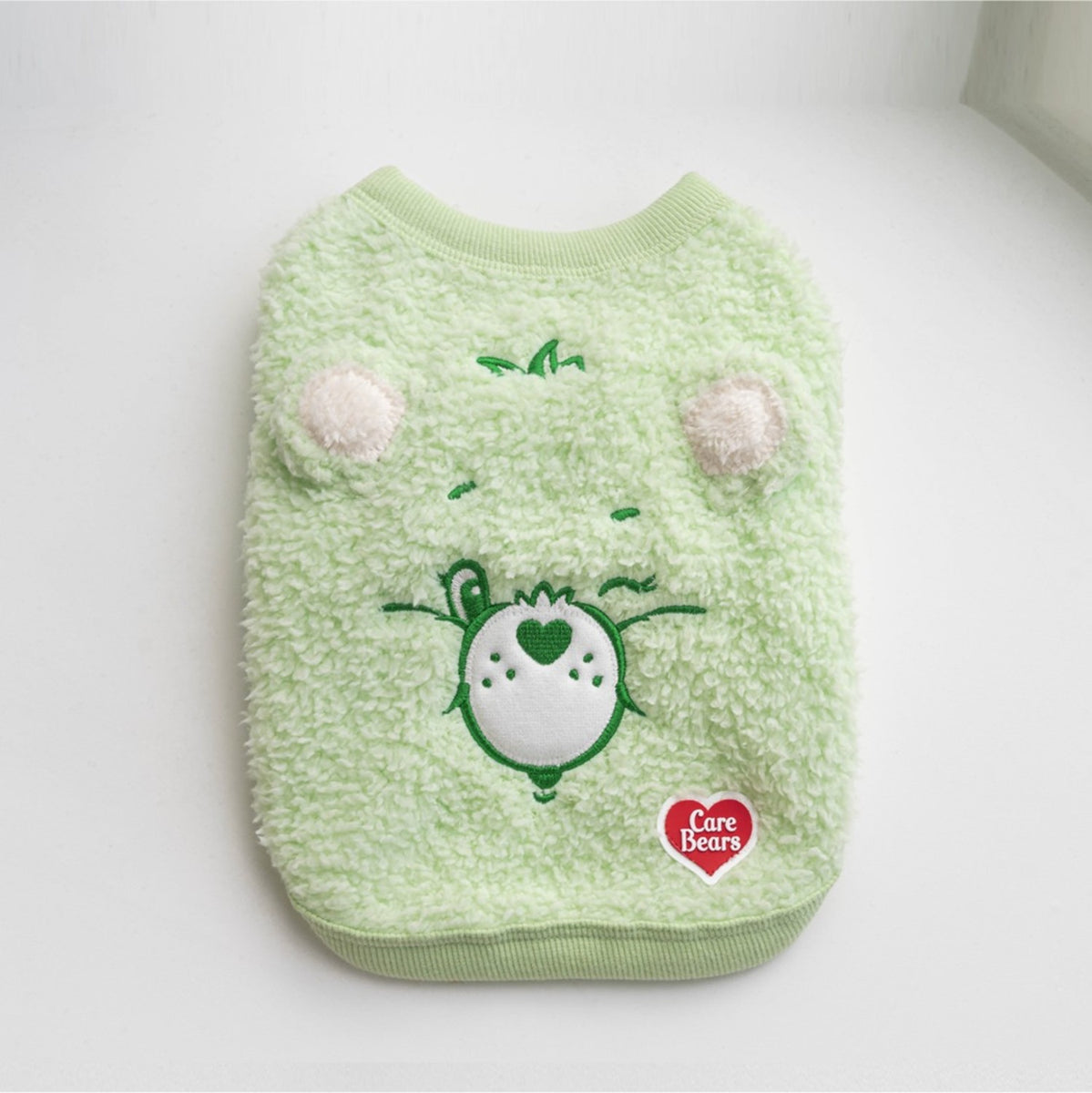 Care Bears Adult T-Shirt: Good Luck Bear, 100% Cotton, Green